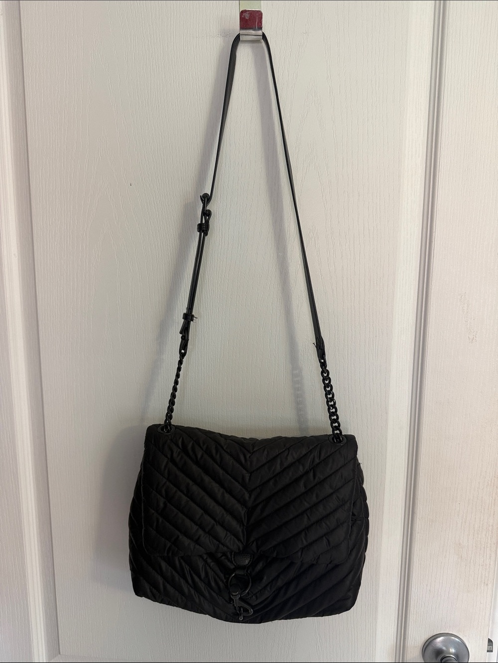 NWOT Rebecca Minkoff Black Quilted puffer Bag